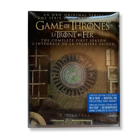 🍃2/$20🍃Game of Thrones: Season 1 Limited Edition Steelbook Blu-ray - Picture 1 of 5